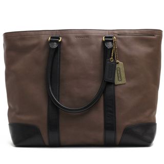 コーチ(COACH)のコーチ／COACH バッグ トートバッグ 鞄 ハンドバッグ メンズ 男性 男性用レザー 革 本革 オリーブ カーキ  71026 Bleecker Business Tote In Harness Leather ブリーカー ビジネストート(トートバッグ)