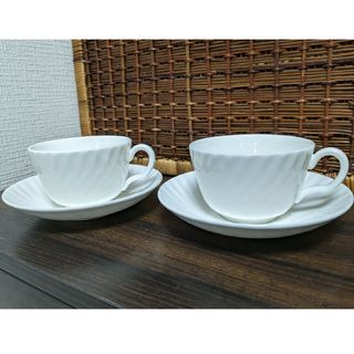 ミントン(MINTON)のMINTON　ミントン　カップ＆ソーサー　2客セット(食器)