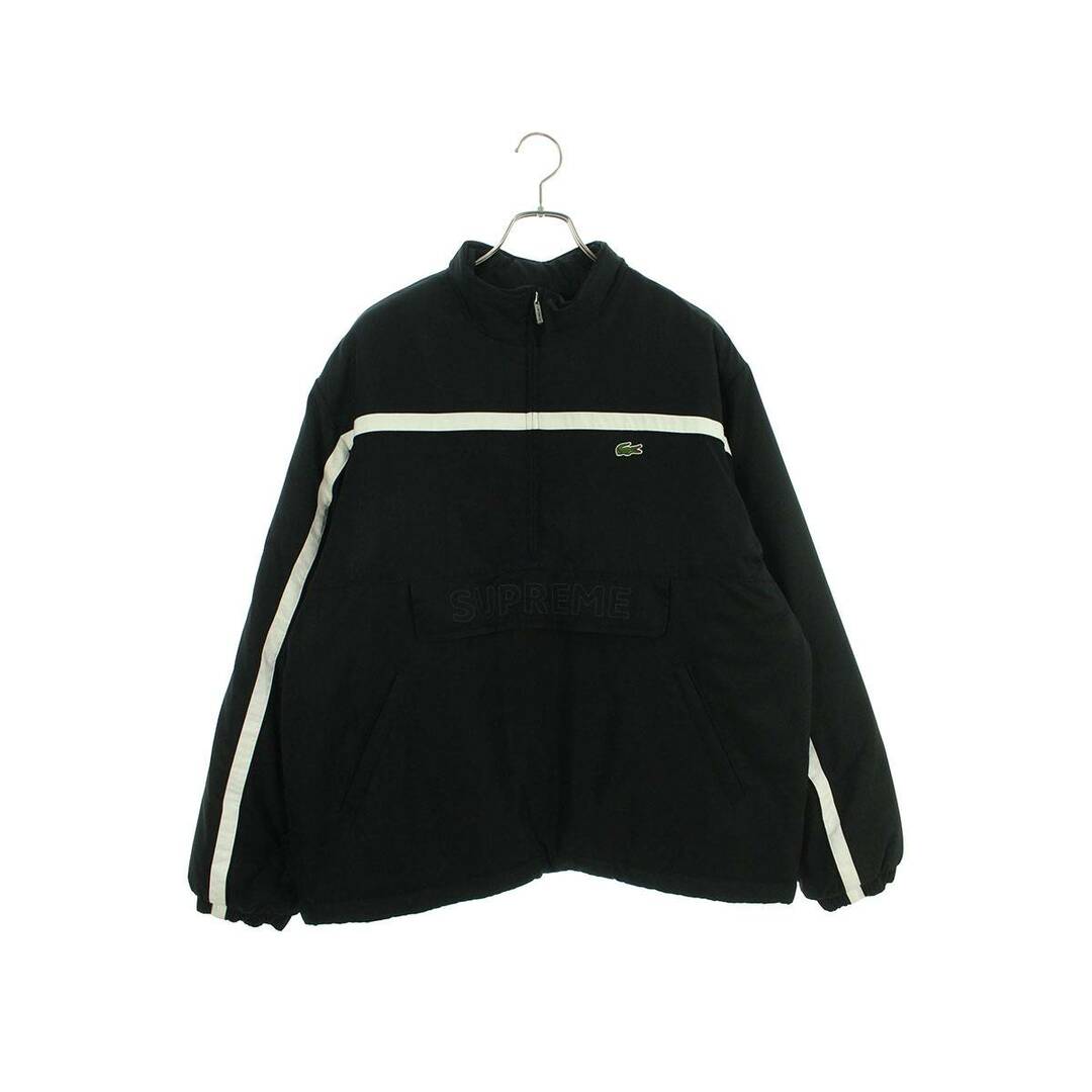 シュプリーム ×ラコステ Lacoste  19AW  Puffy Half Zip Pullover ハーフジップ中綿入りブルゾン メンズ L