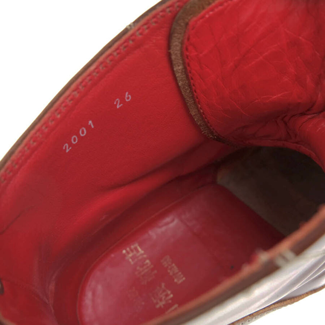 エヴィス／EVISU ワークブーツ シューズ 靴 メンズ 男性 男性用レザー 革 本革 ブラウン 茶  YK2001 U-TIP BOOTS ストームウェルト モックトゥ メンズの靴/シューズ(ブーツ)の商品写真