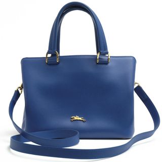 ロンシャン(LONGCHAMP)のロンシャン／Longchamp バッグ ハンドバッグ 鞄 トートバッグ レディース 女性 女性用レザー 革 本革 ブルー 青  HONORE オノレ404 2WAY ショルダーバッグ(ハンドバッグ)