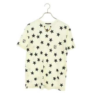 ルイヴィトン(LOUIS VUITTON)のルイヴィトン  RW222W PR9 FNTS30 スター柄フロントチェーン付きTシャツ メンズ XS(Tシャツ/カットソー(半袖/袖なし))