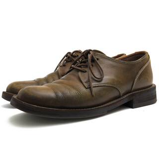 モト／MOTO シューズ ビジネスシューズ 靴 ビジネス メンズ 男性 男性用レザー 革 本革 ダークブラウン 茶 ブラウン  1632 Plane Toe Oxford Shoes オックスフォードシューズ プレーントゥ マッケイ製法(ドレス/ビジネス)