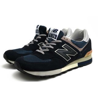 ニューバランス(New Balance)のニューバランス／NEW BALANCE シューズ スニーカー 靴 ローカット メンズ 男性 男性用ナイロン レザー 革 本革 ネイビー 紺  M576NGA(スニーカー)