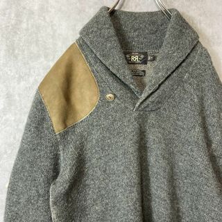 RRL ニット・セーター S ベージュx茶x水色系(アーガイル)