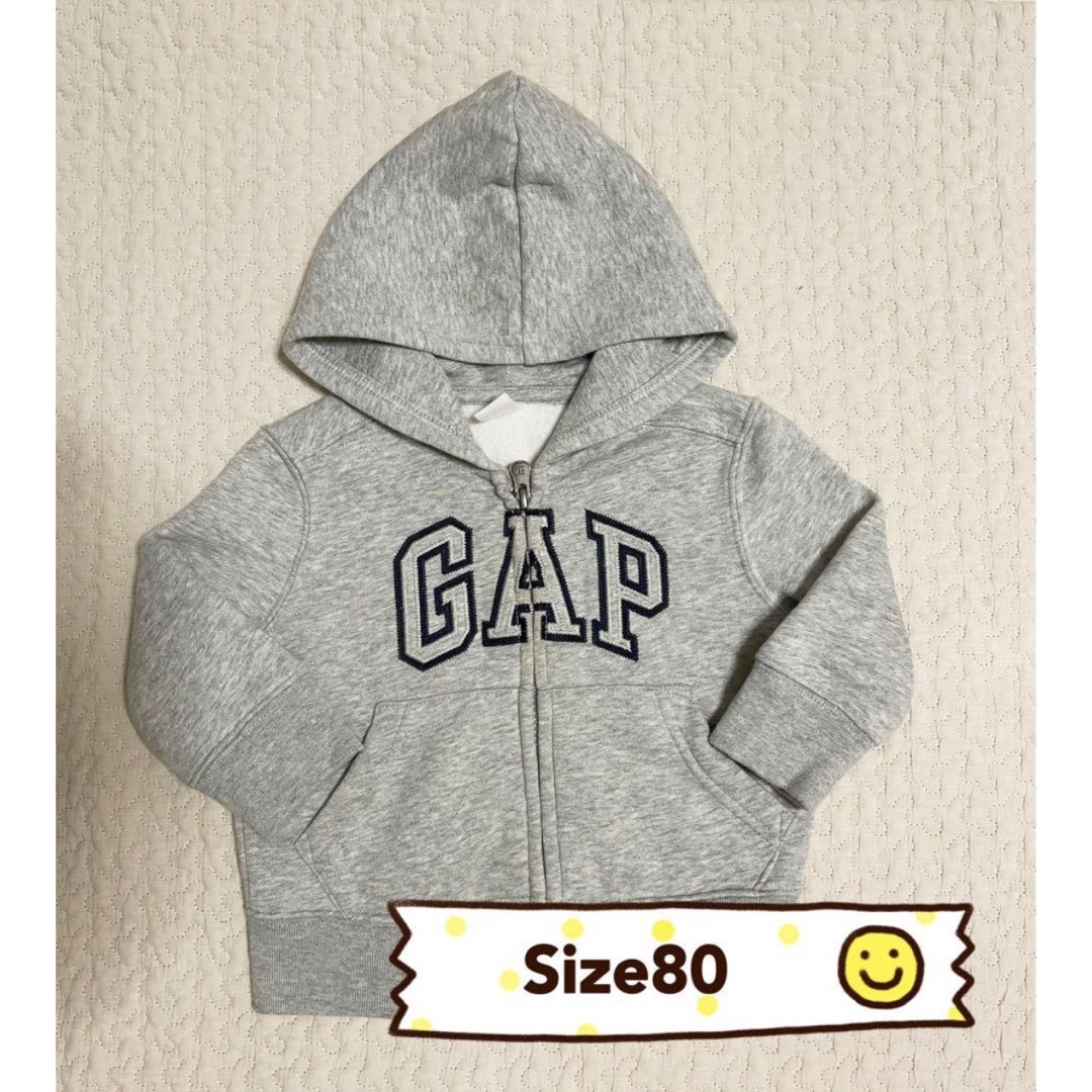 GAP Kids(ギャップキッズ)のGap パーカー　アウター　ジャケット 80 キッズ/ベビー/マタニティのベビー服(~85cm)(ジャケット/コート)の商品写真