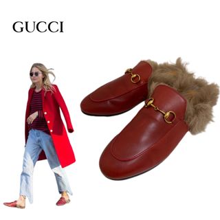 グッチ(Gucci)のGUCCI グッチ イタリア製 ミケーレ期 プリンスタウン リエディション 37(ローファー/革靴)