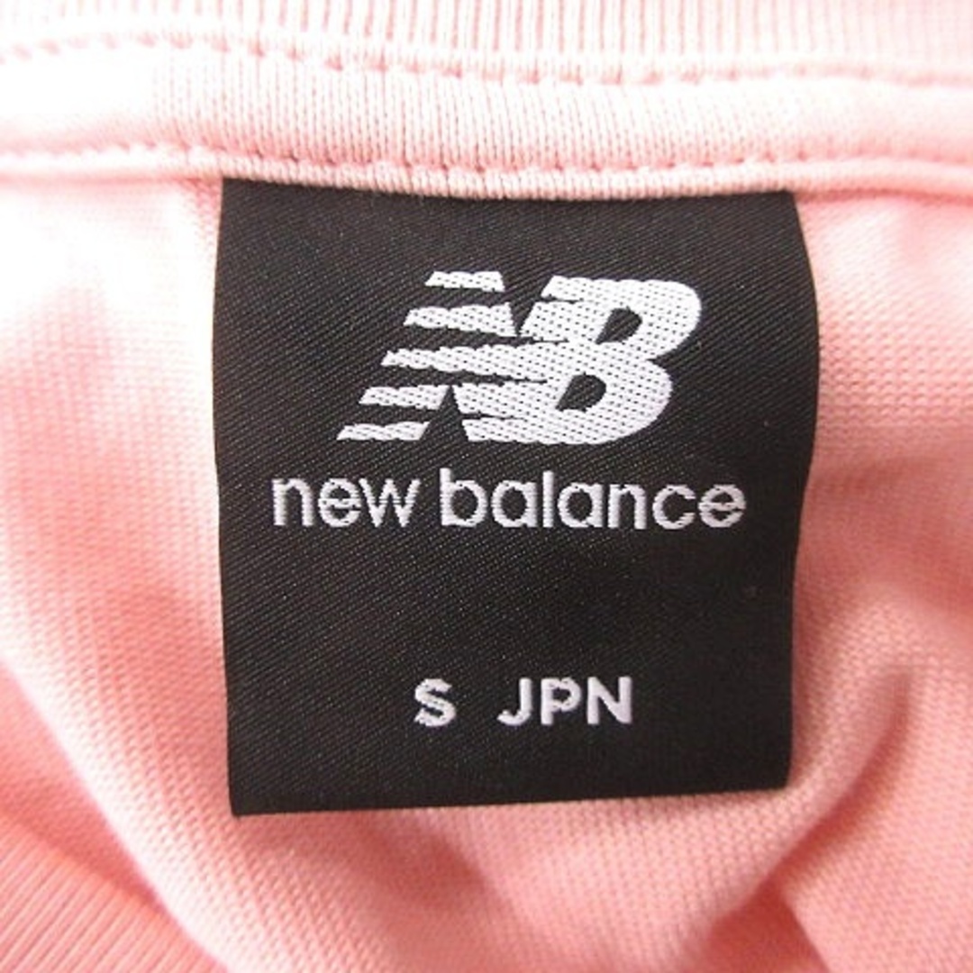New Balance(ニューバランス)のニューバランス Tシャツ カットソー ワンポイント 半袖 S ピンク グレー メンズのトップス(Tシャツ/カットソー(半袖/袖なし))の商品写真