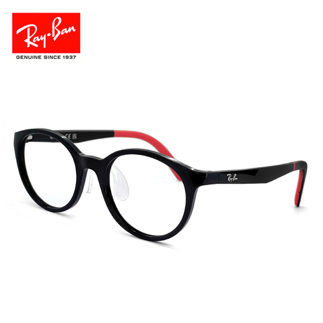 Ray-Ban(レイバン)の【新品】 【 小学校 高学年 対象 】ry1625d 3876 47mm 子供用 レイバン メガネ 眼鏡 Ray-Ban 眼鏡 rb1625d キッズ ジュニア 小学生 子供 8歳 9歳 10歳 11歳 12歳 ボストン 型 男の子 女の子 フレーム めがね ブラック 黒ぶち キッズ/ベビー/マタニティのこども用ファッション小物(サングラス)の商品写真