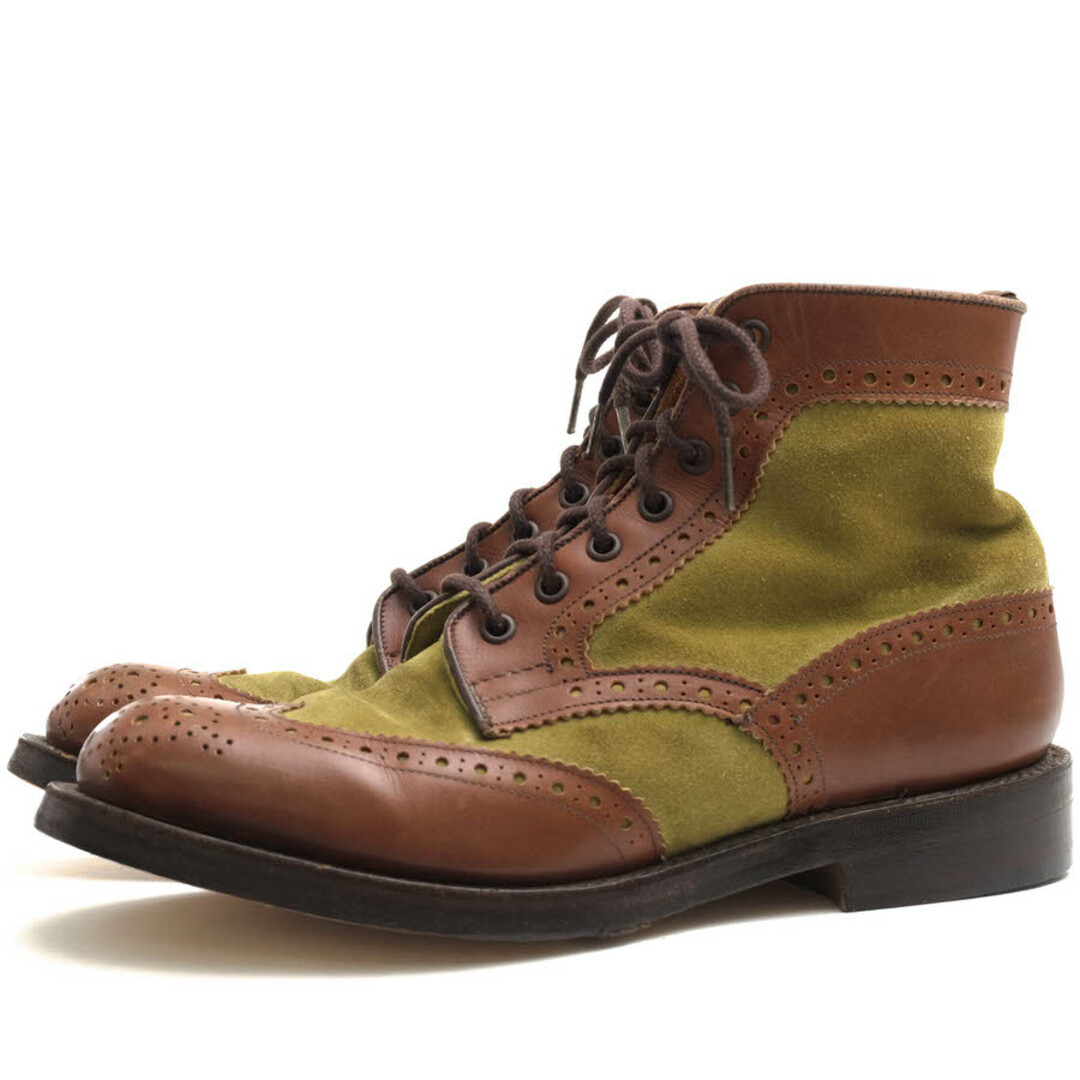 Trickers(トリッカーズ)のトリッカーズ／Tricker's レースアップブーツ シューズ 靴 メンズ 男性 男性用レザー 革 本革 ブラウン 茶  M6972 ダブルソール ウイングチップ カントリーブーツ ウイングチップ グッドイヤーウェルト製法 メンズの靴/シューズ(ブーツ)の商品写真