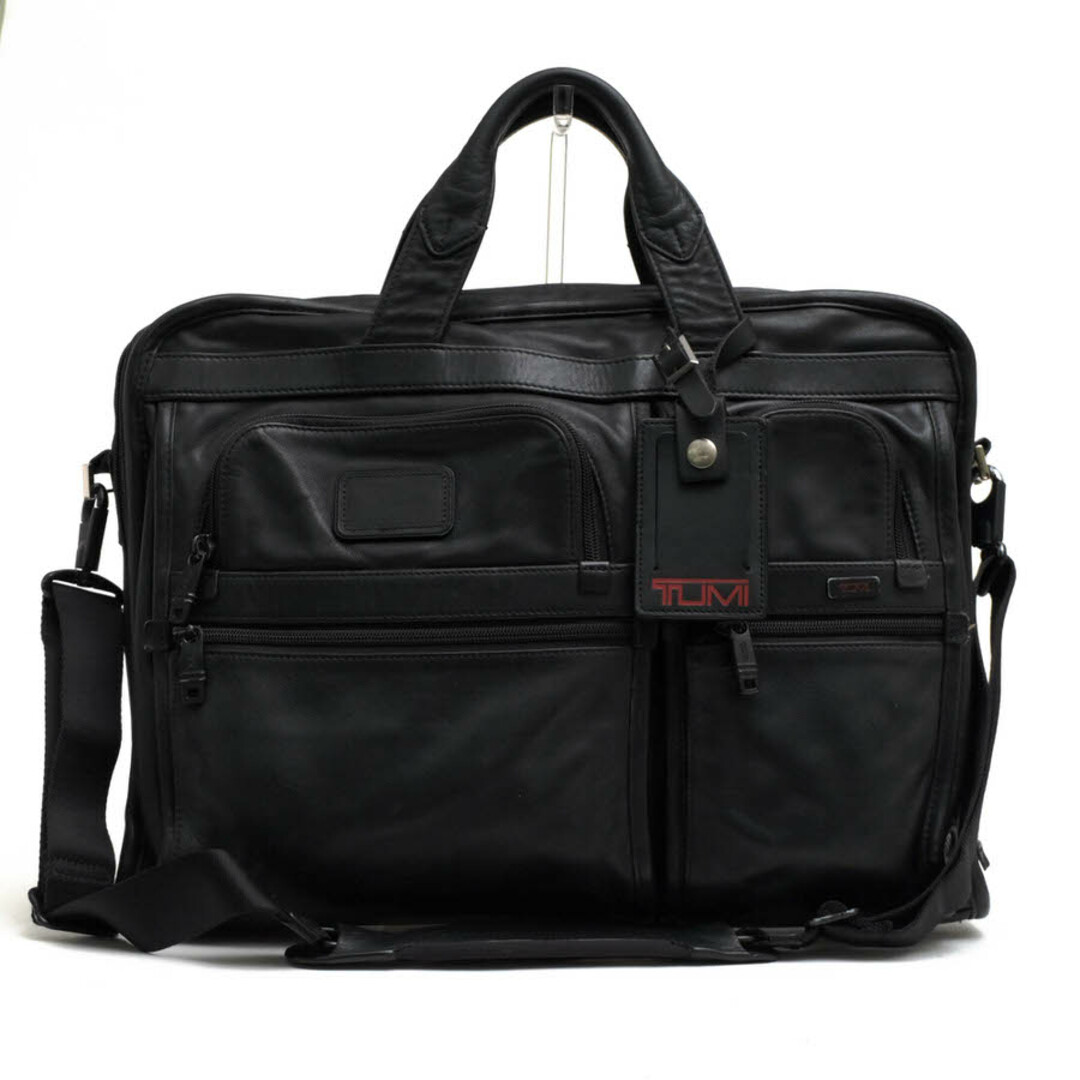 ＴＵＭＩ　トゥミ　黒　本革　レザー 　ビジネスバッグ　2ＷＡＹ マチ拡張可!