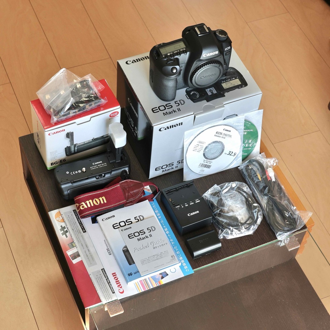 Canon EOS 5D MarkⅡ ボディ 極美品!! バッテリーグリップ付!キヤノン