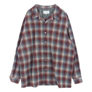 エムエムシックス(MM6)のMAISON MARGIELA メゾンマルジェラ 長袖シャツ PENDLETON ペンドルトン 23AW S67DT0010 COED オーバーサイズ チェック オープンカラー 長袖 シャツ マルチカラー系 44【美品】【中古】(シャツ)