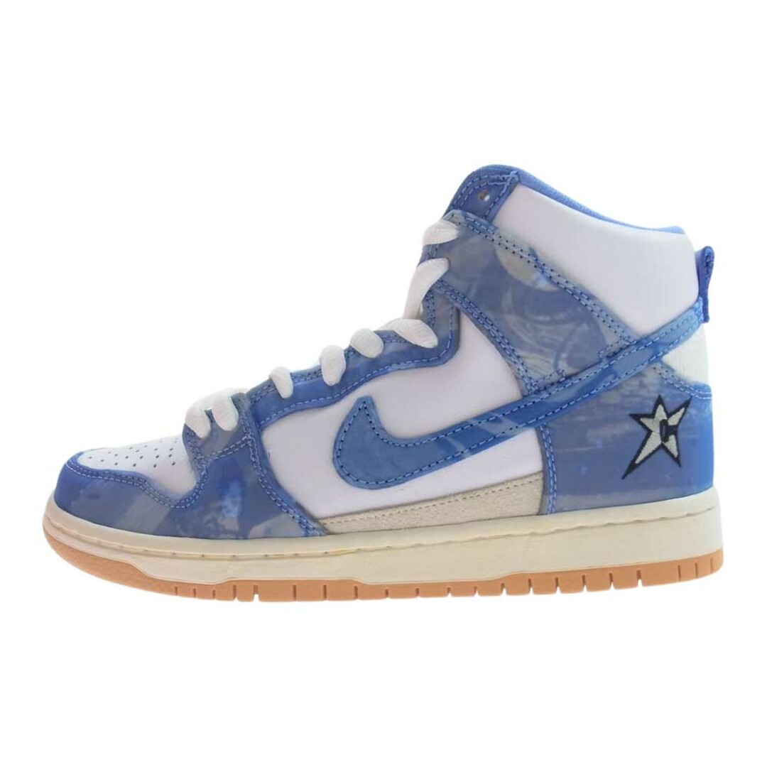 NIKE(ナイキ)のNIKE ナイキ スニーカー CV1677-100 × Carpet Company カーペットカンパニー  SB Dunk High Royal Pulse ダンク ハイ スニーカー ライトブルー系【中古】 メンズの靴/シューズ(スニーカー)の商品写真