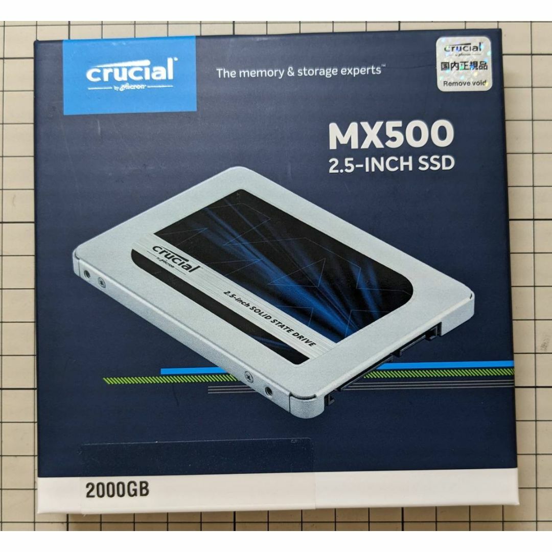 MX500 CT2000MX500SSD1のサムネイル