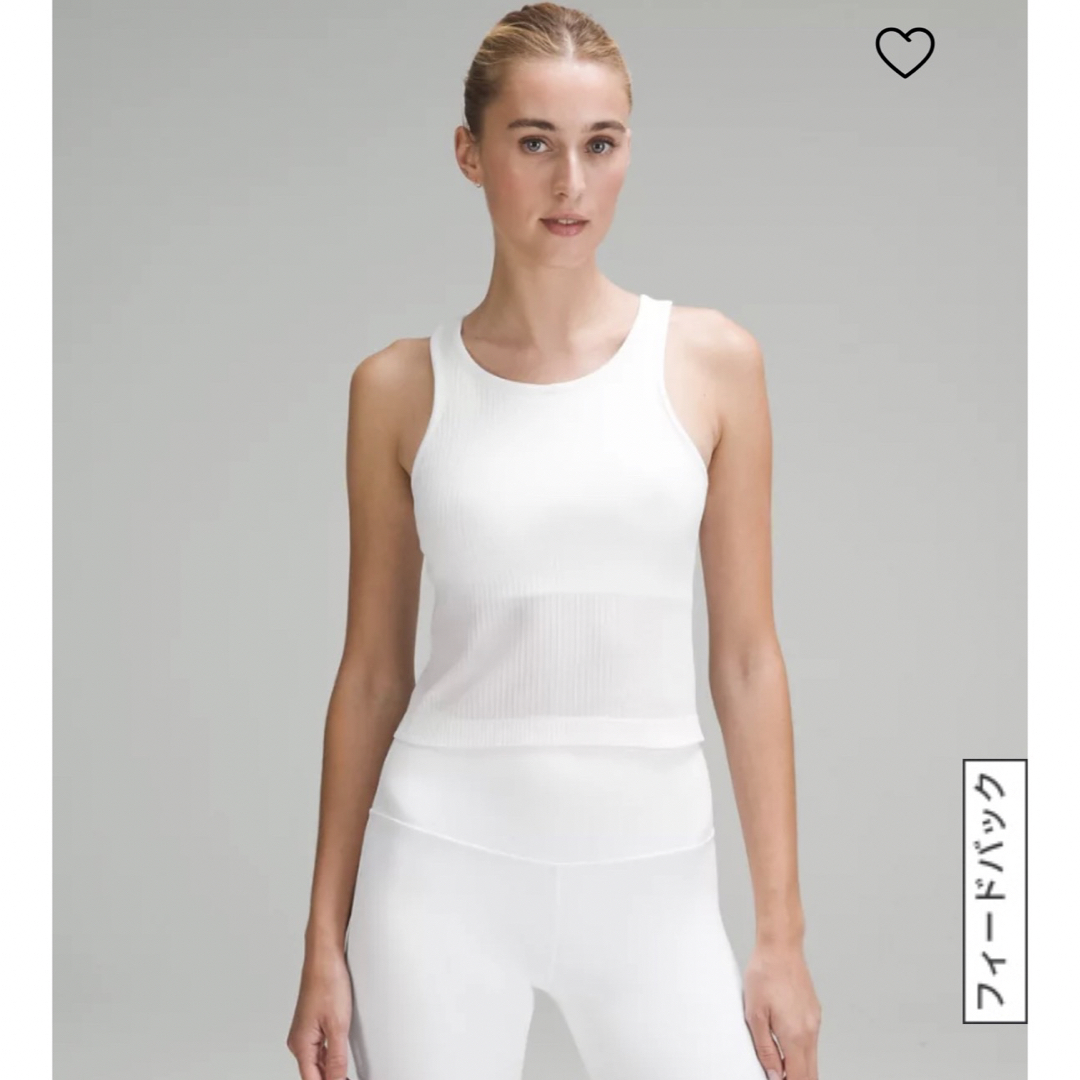 lululemon(ルルレモン)のEbb to Street クロップ レーサーバックタンクトップ レディースのトップス(タンクトップ)の商品写真