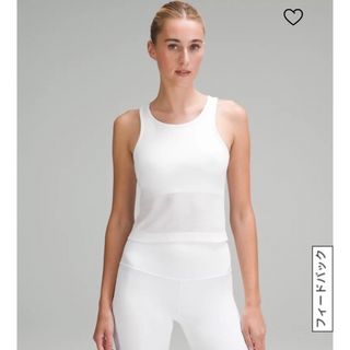 ルルレモン(lululemon)のEbb to Street クロップ レーサーバックタンクトップ(タンクトップ)