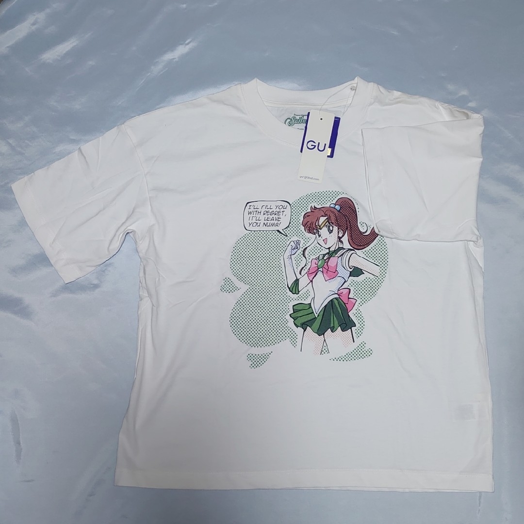 GU(ジーユー)のセーラームーン　GU　ジュピター　Tシャツ レディースのトップス(Tシャツ(半袖/袖なし))の商品写真