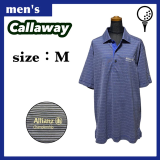 キャロウェイ(Callaway)のキャロウェイ ポロシャツ メンズ サイズM ワンポイントロゴ ゴルフウェア(ウエア)
