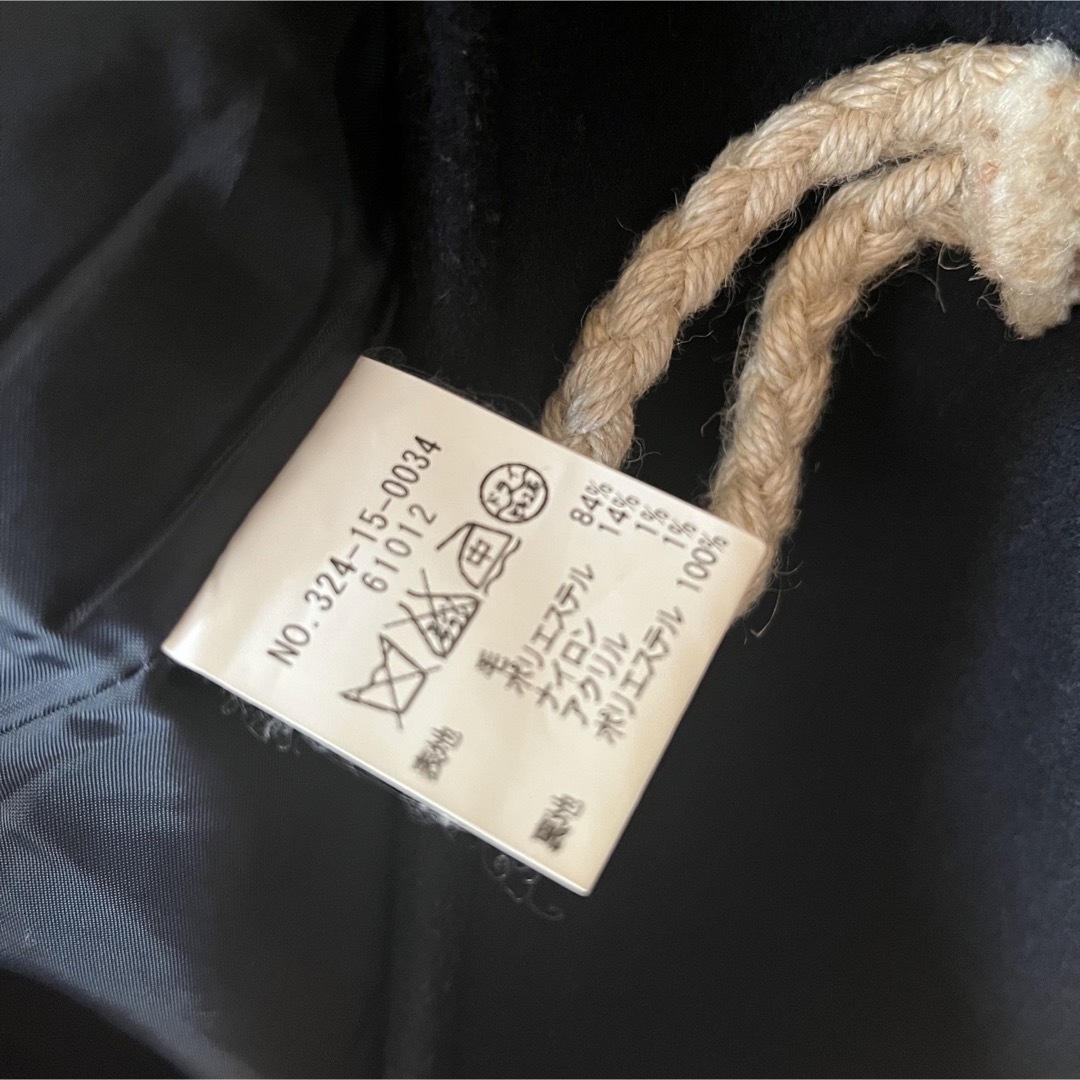 Khaju(カージュ)のKhaju カージュ ダッフルコート 36 ネイビー レディースのジャケット/アウター(ダッフルコート)の商品写真