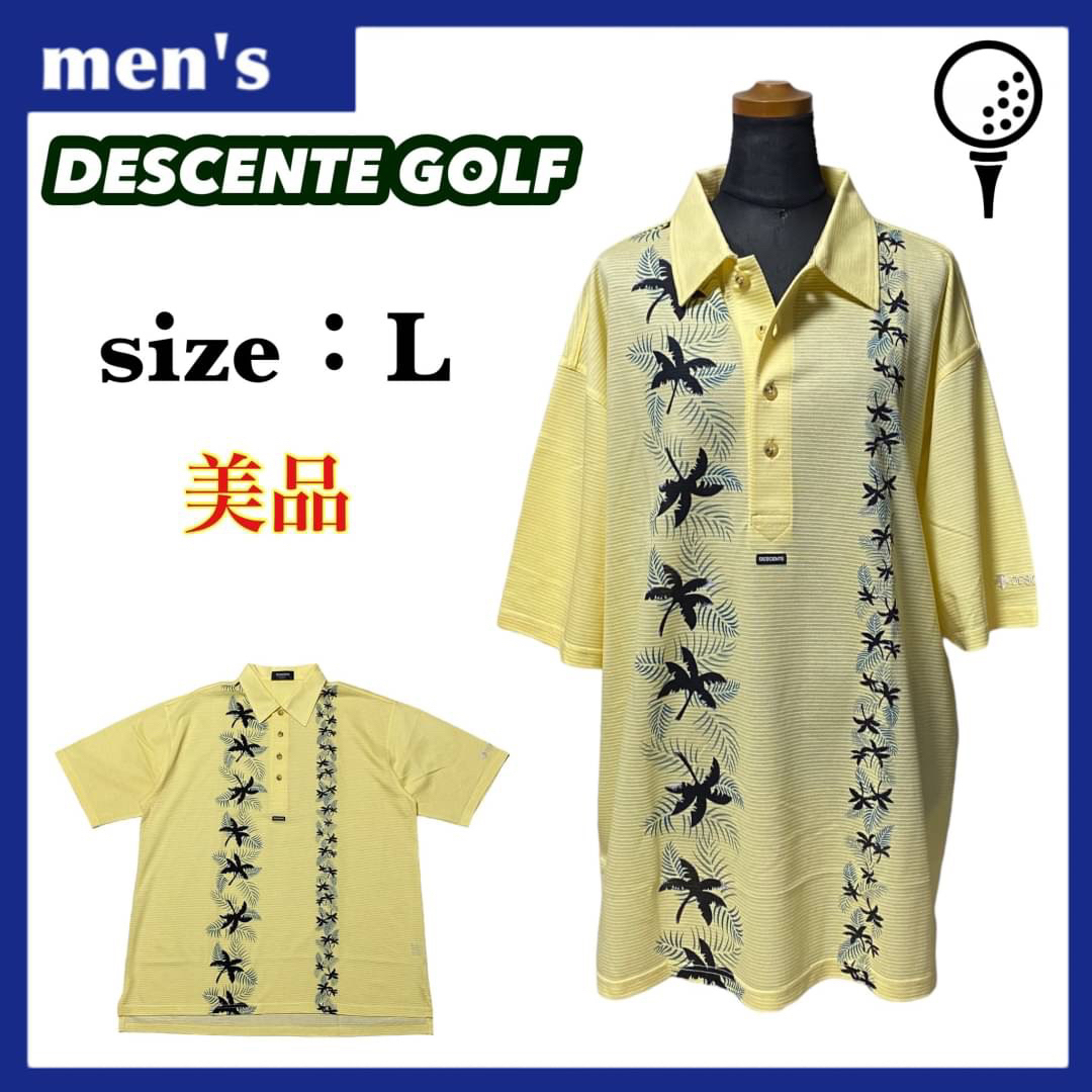 DESCENTE ゴルフウェア メンズ Lサイズ