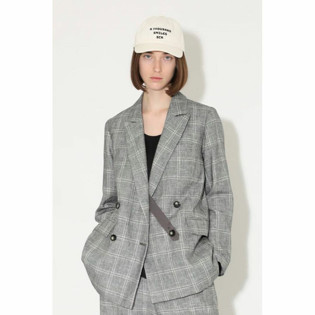 SACRA - SACRA/サクラ 新品☆リネンコットンプレイドジャケット SACRA - SACRA/サクラ 新品☆リネンコットンプレイドジャケット