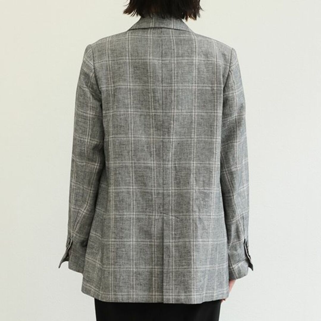 SACRA - SACRA/サクラ 新品☆リネンコットンプレイドジャケット SACRA - SACRA/サクラ 新品☆リネンコットンプレイドジャケット