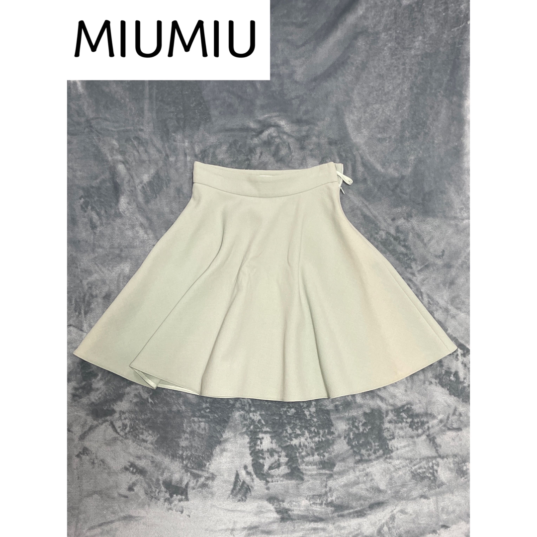 miumiu フレアミニスカート