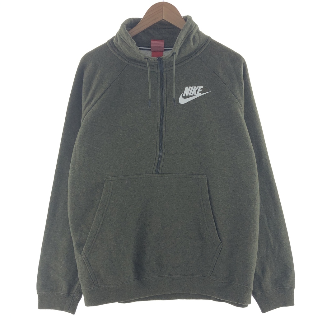 NIKE(ナイキ)の古着 ナイキ NIKE ハーフジップスウェットシャツ トレーナー メンズXL /taa000488 メンズのトップス(スウェット)の商品写真