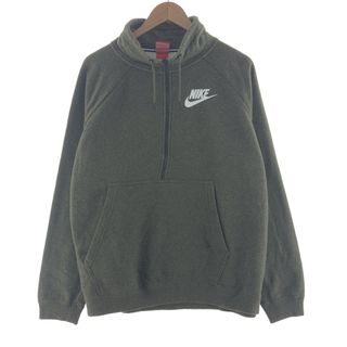 ナイキ(NIKE)の古着 ナイキ NIKE ハーフジップスウェットシャツ トレーナー メンズXL /taa000488(スウェット)