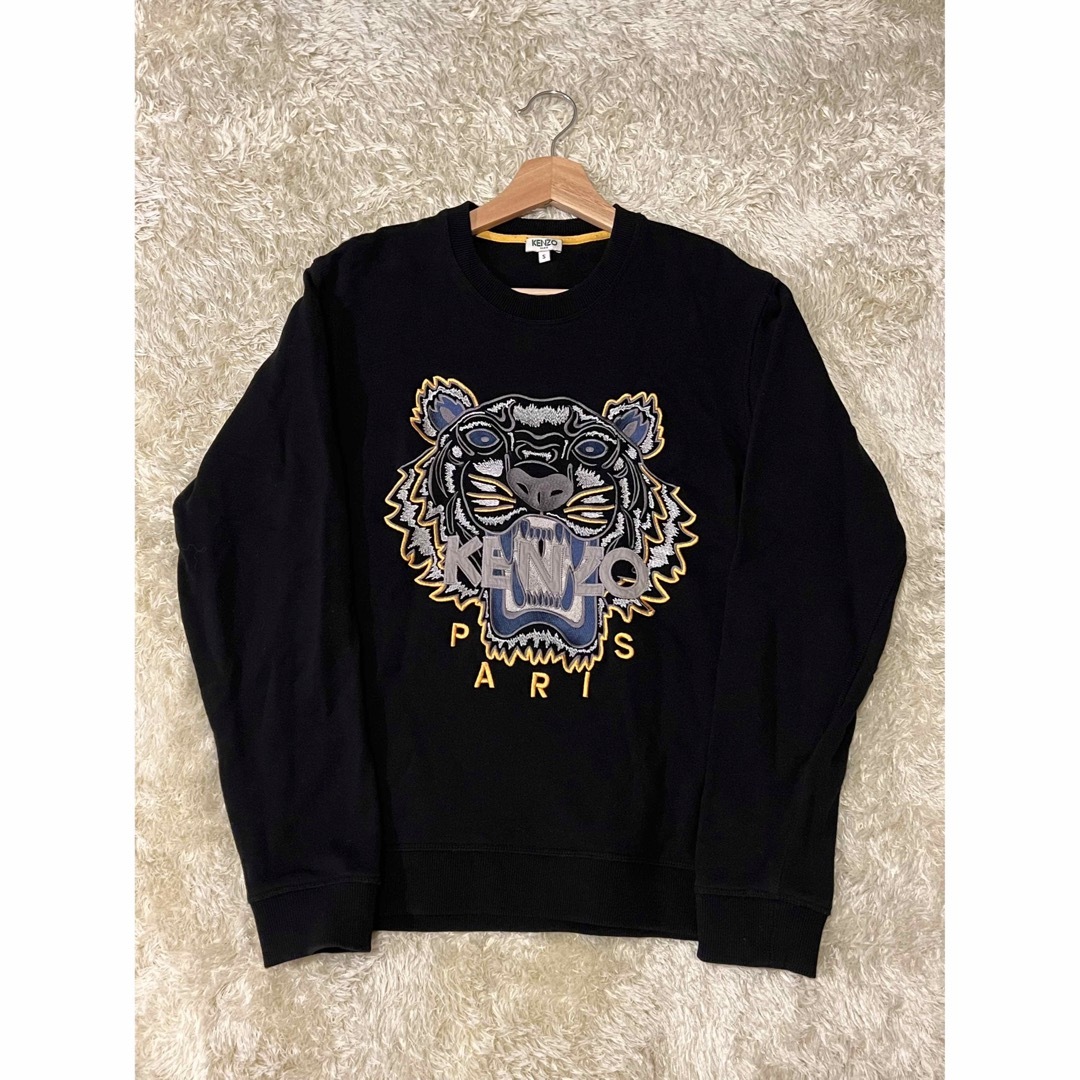 KENZO - KENZO スウェット コットン ブラック TIGERの通販 by cara's ...