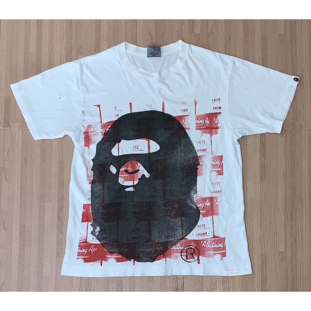 ★激レア★ APE 青山限定 手刷り 大猿 Tシャツ M キャンベル缶 kaws