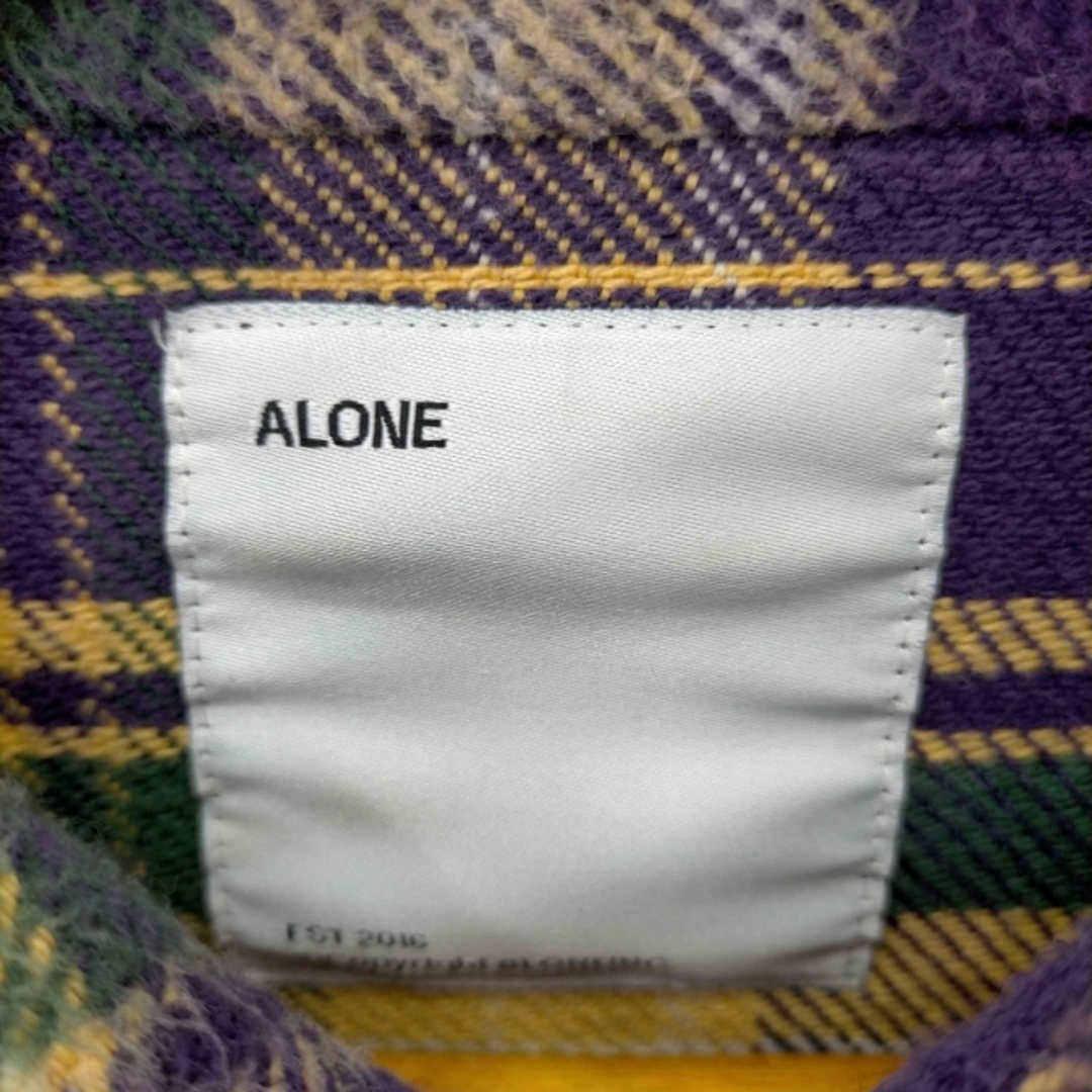 ARRON(アローン)のALONE(アローン) 21AW エルボーパッチ ネルシャツ メンズ トップス メンズのトップス(その他)の商品写真