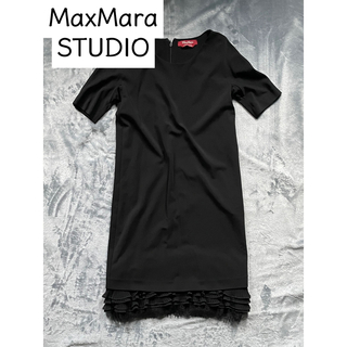 マックスマーラ(Max Mara)のMaxMara STUDIO マックスマーラステュディオ ワンピース 裾レース(ロングワンピース/マキシワンピース)