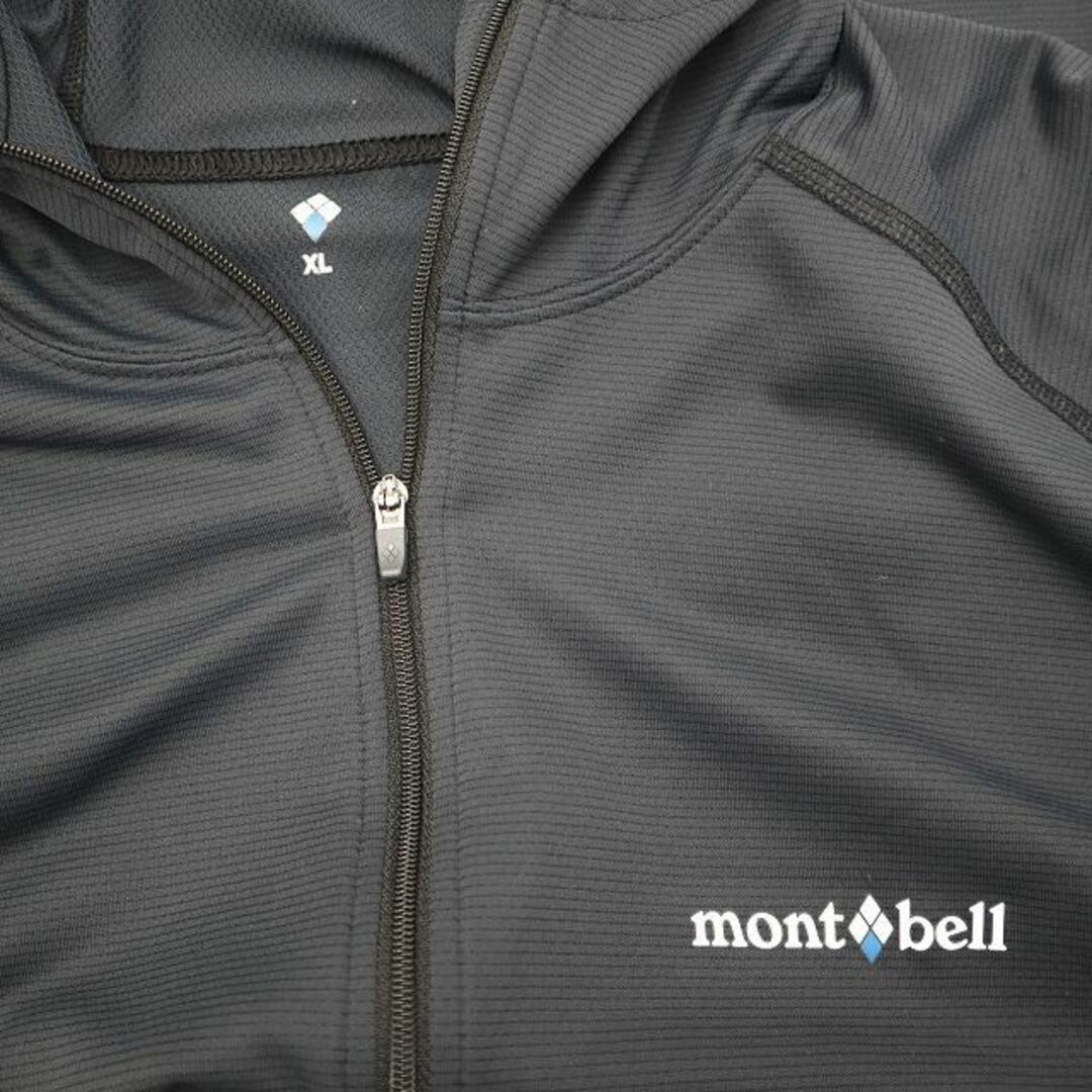 mont bell(モンベル)のモンベル Montbell ロゴプリント ジップアップ パーカー XL グレー メンズのトップス(パーカー)の商品写真