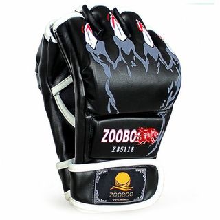 サンドバック練習用グローブ ZOOBOO ハーフフィンガーボクシング試合用グロー(ボクシング)