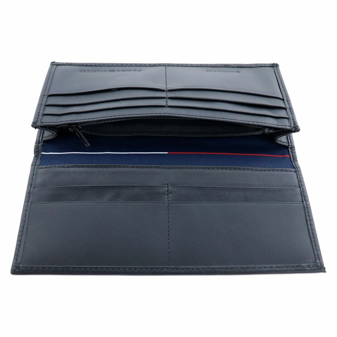 TOMMY HILFIGER - トミーヒルフィガー 長財布 ブラック 二つ折り