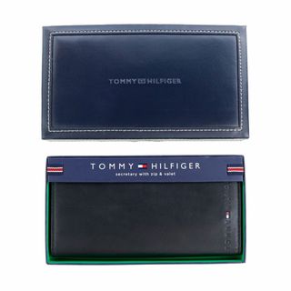 TOMMY HILFIGER - 未使用新品 トミーヒルフィガー 黒長財布 20x9x1.5 2 ...