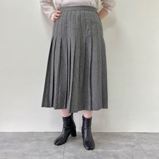 ビンテージ 70s USA ウール wool エンジ スカート 希少 美品