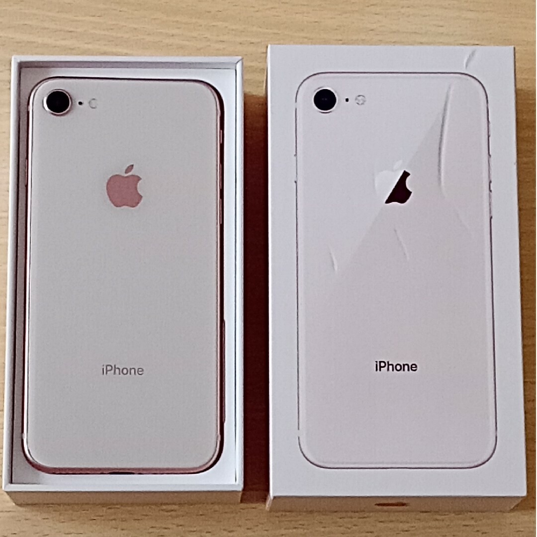 iPhone - ジャンク品 iPhone 8 ゴールド 64 GB Apple 正規品 箱付きの