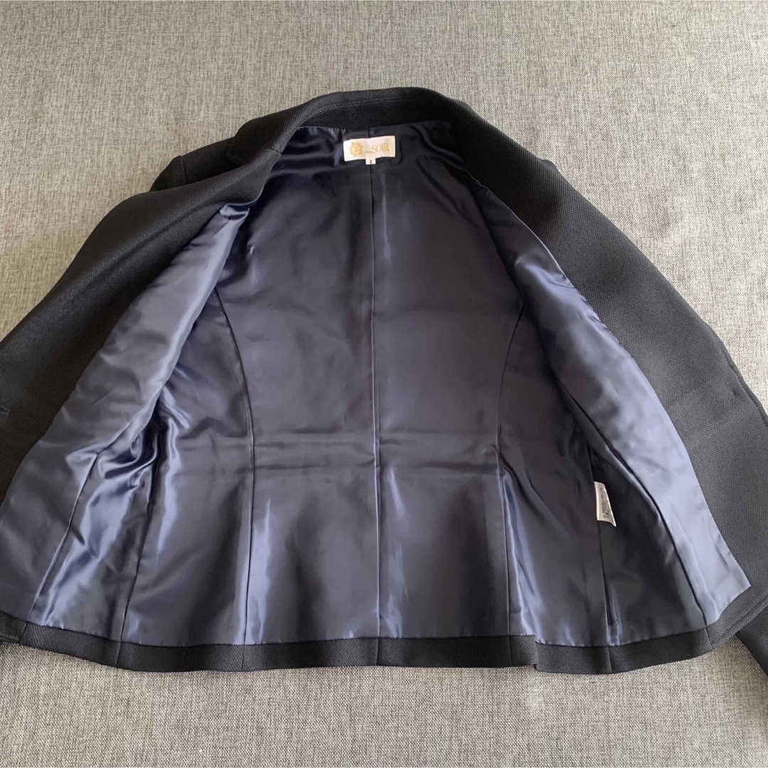TOKYO SOIR(トウキョウソワール)の美品　東京ソワール　9 ジャケット　濃紺　フォーマルにも レディースのジャケット/アウター(テーラードジャケット)の商品写真