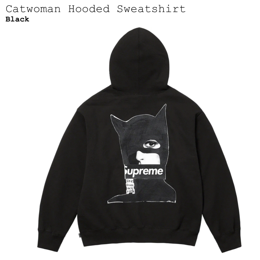Catwoman Hooded Sweatshirt Black Mサイズ