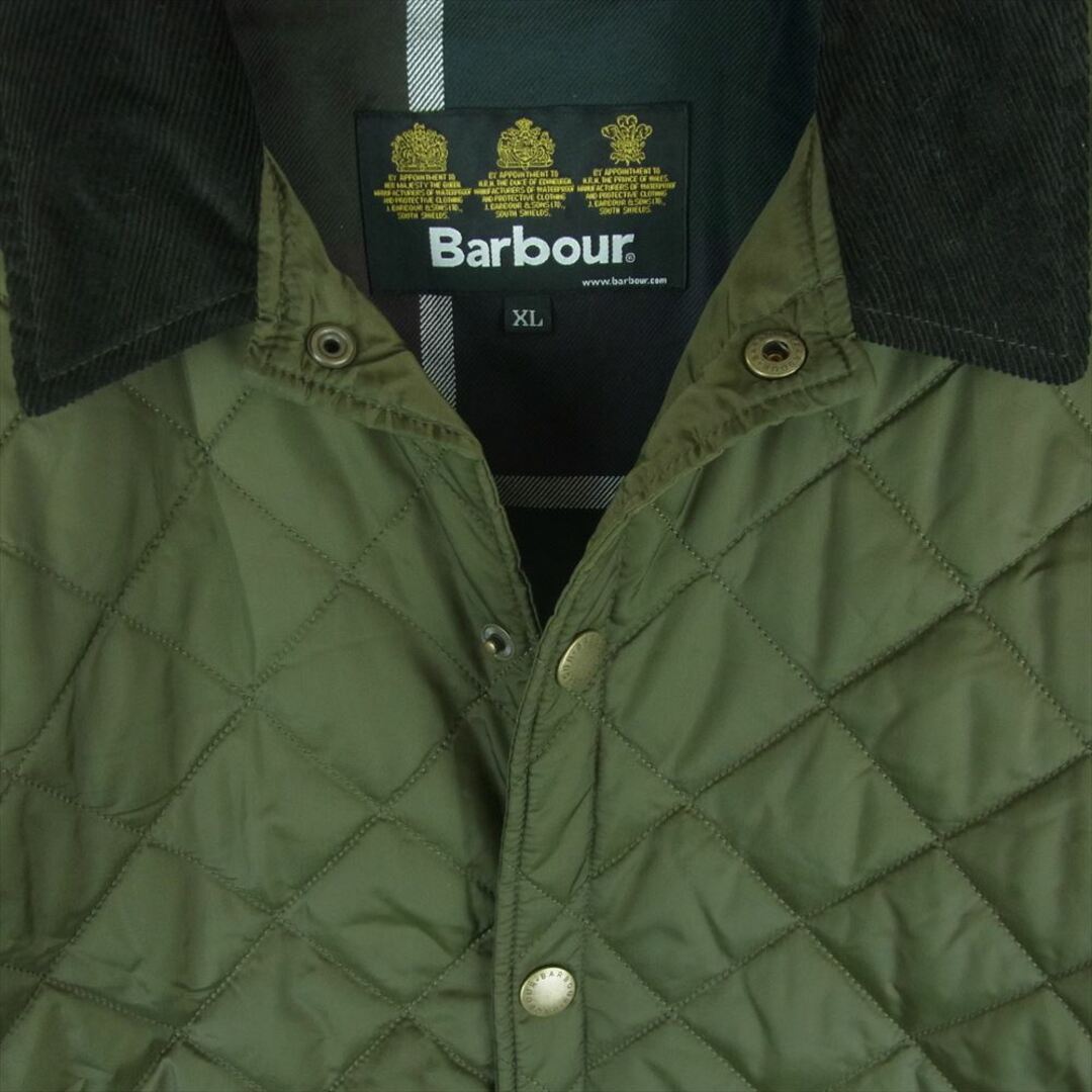 XL肩幅Barbour バブアー QUILT キルト キルティング ジャケット カーキ系 XL