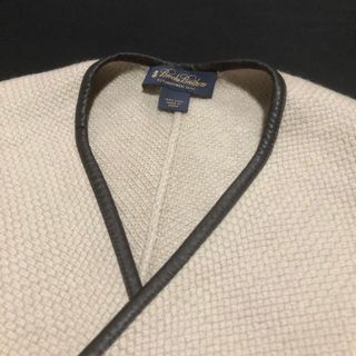 ブルックスブラザース(Brooks Brothers)のbrooks brothers レザーパイピング ウールケープ ポンチョ 上質(ポンチョ)