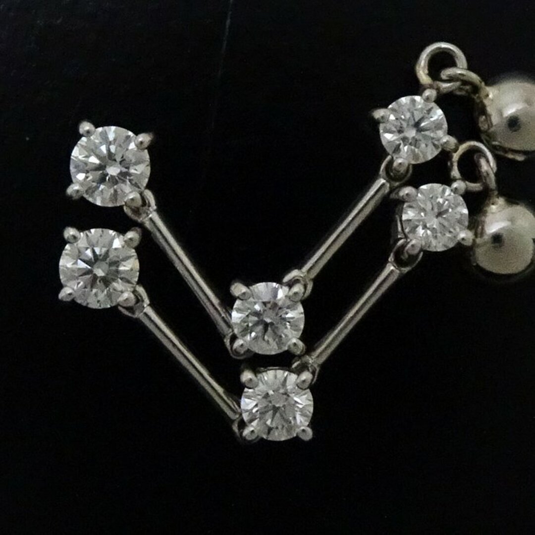 TRILOGY トリロジー ダイヤモンド ピアス ダイヤモンド0.268ct/0.266ct 