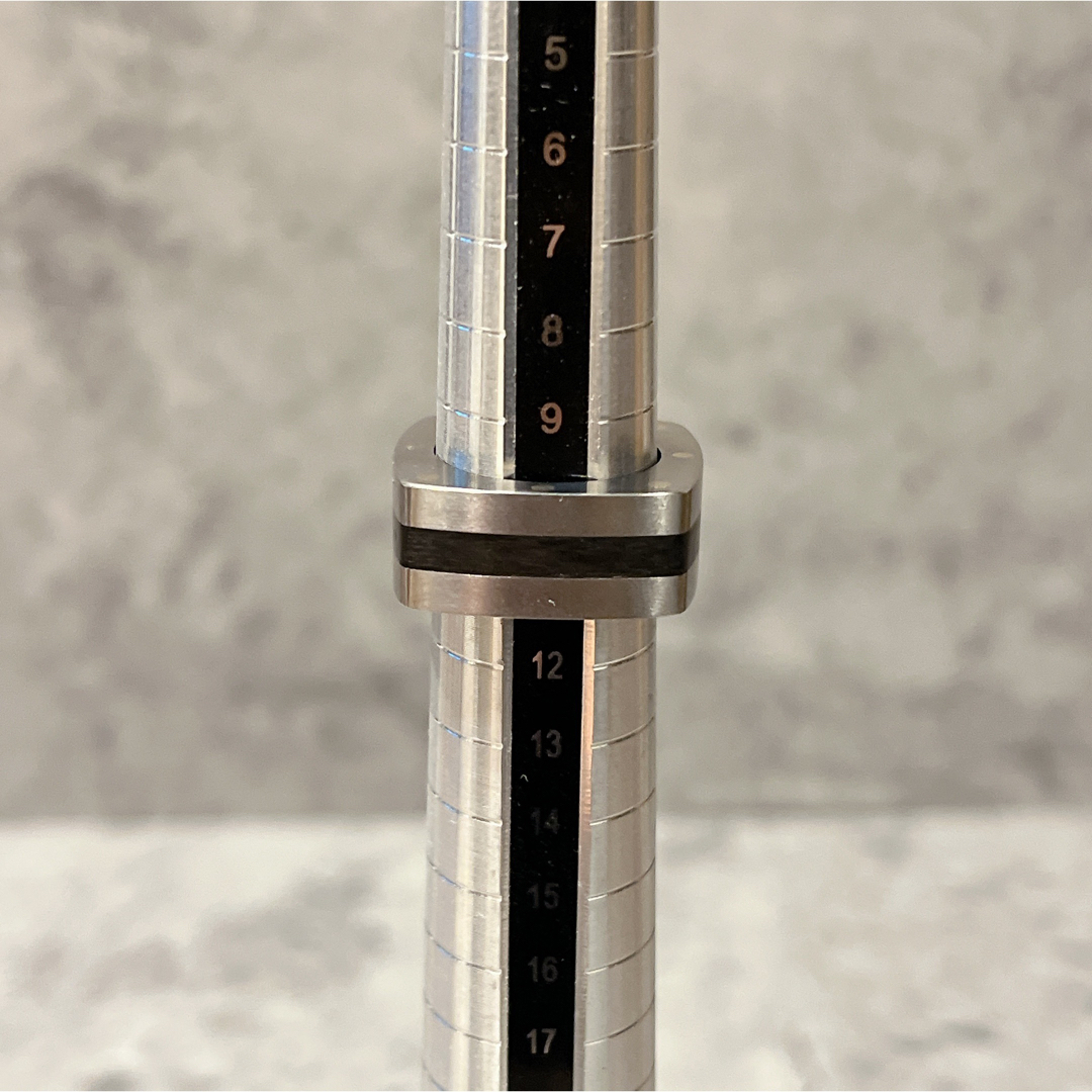 希少 美品 stephen einhorn スクエア ライン シルバー リングの 希少 美品 stephen einhorn スクエア ライン シルバー リングの