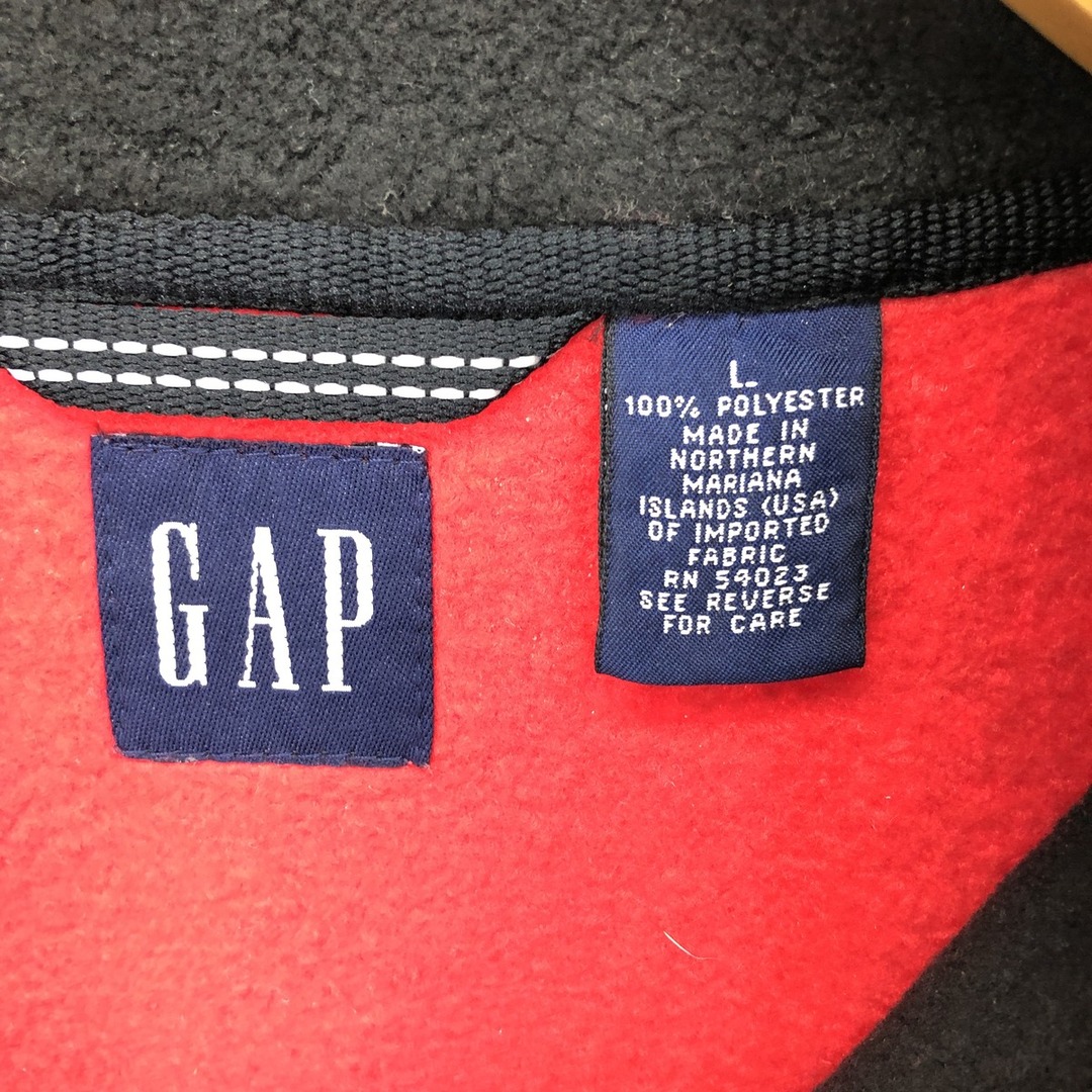 GAP(ギャップ)の古着 90年代 ギャップ GAP オールドギャップ ハーフジップ フリースプルオーバー メンズL ヴィンテージ /eaa365396 メンズのジャケット/アウター(その他)の商品写真