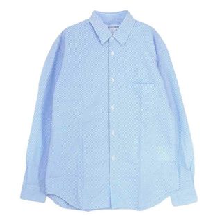 コムデギャルソン(COMME des GARCONS)のCOMME des GARCONS コムデギャルソン 長袖シャツ SHIRT シャツ CDGS2BS FOREVER フォーエバー レジメンタル ストライプ 長袖 シャツ ブルー系 ホワイト系【中古】(シャツ)