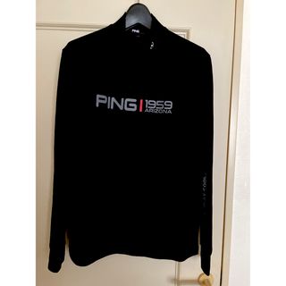 ping ピン ハイネックシャツUV・冷感・吸水速乾 メンズ LL オレンジ