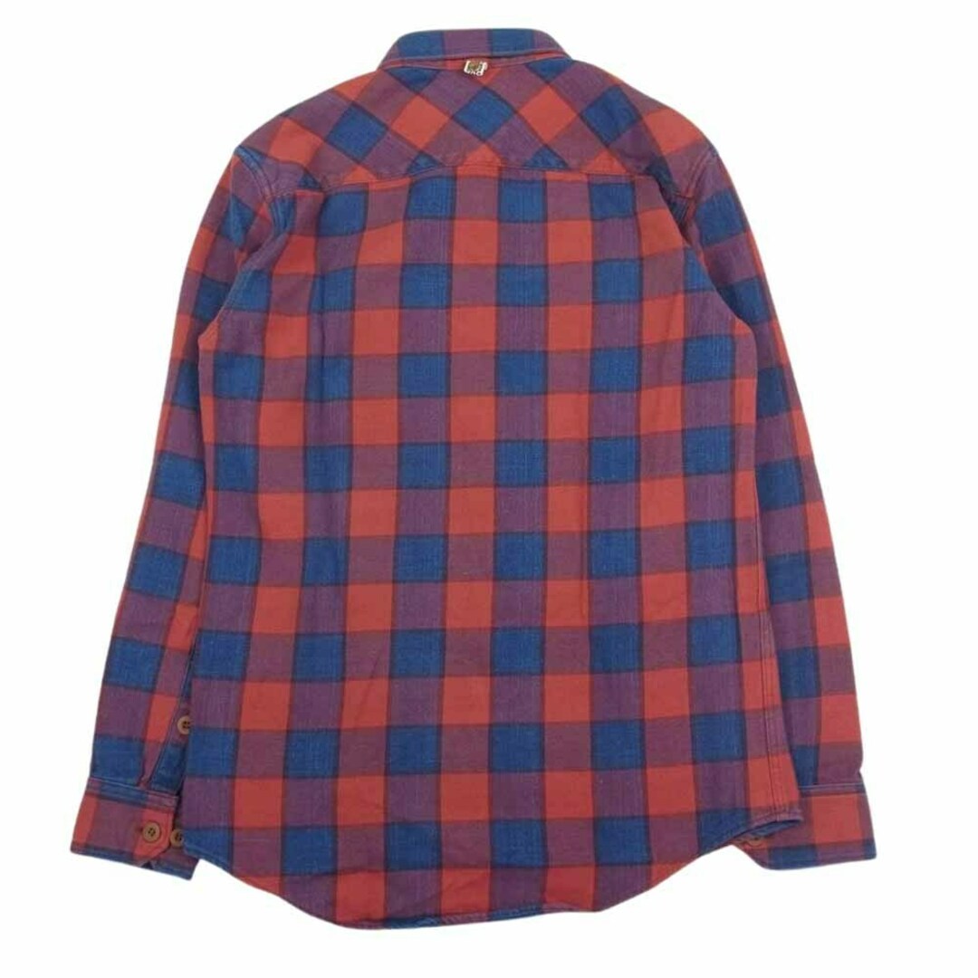 VISVIM(ヴィスヴィム)のVISVIM ビズビム 0114105011023 BLACK ELK FLANNEL INDIGO BUFFALO CHECK ブラック エリュク フランネル インディゴ バッファロー チェック 長袖 シャツ レッド系 1【中古】 メンズのトップス(シャツ)の商品写真